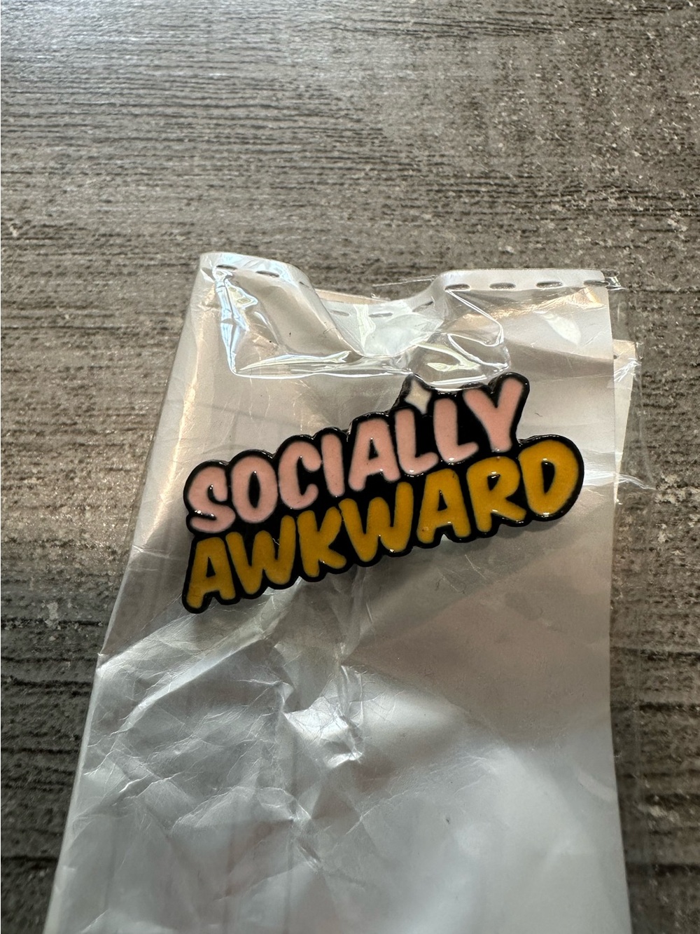 Socially Awkward Pin NWT
